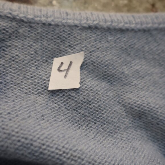 Women Shag Boutique Cashmere Blue Tie-Dye Sweater XL - Picture 6 of 6